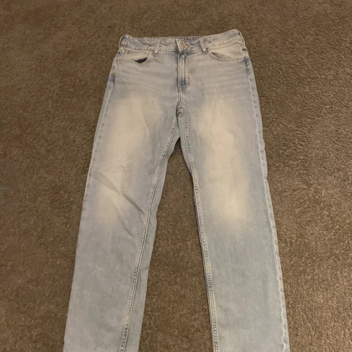 Ljusblå relaxed  jeans från H&M - 1