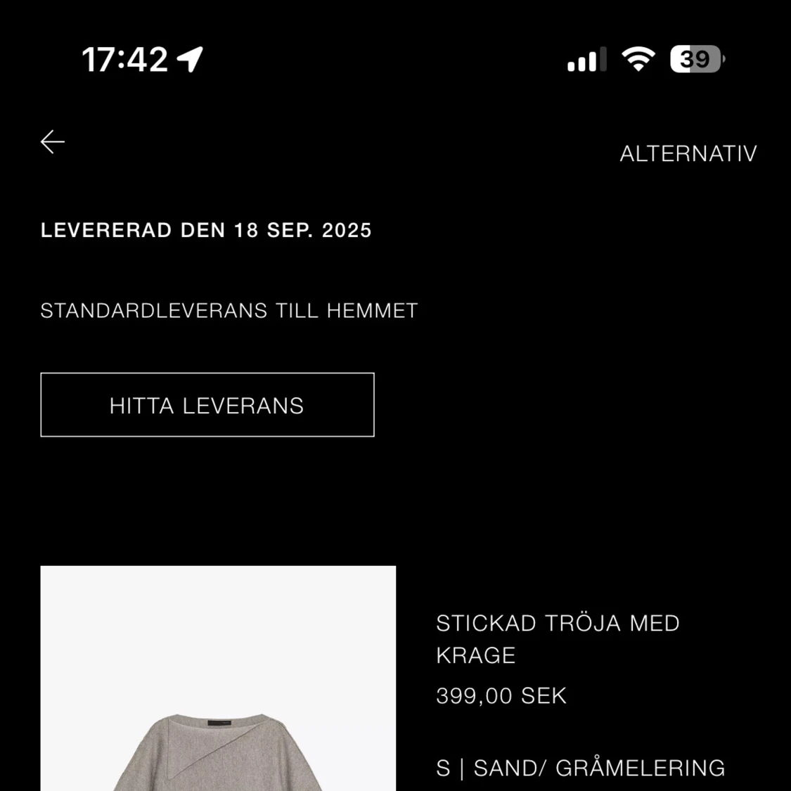 Jätte fin stickad tröja  - 2