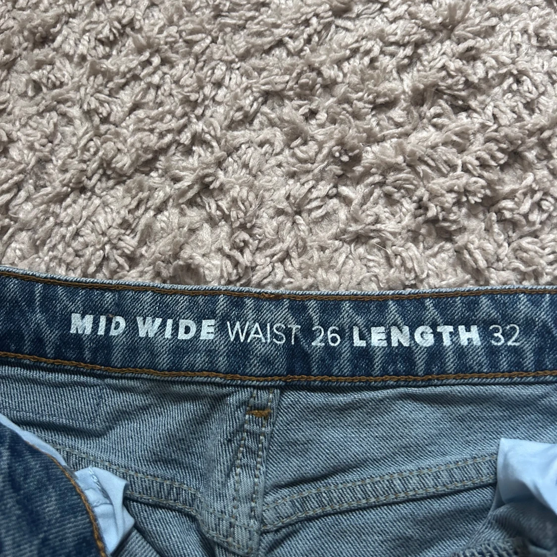 Blå wide jeans från Never Denim - 3