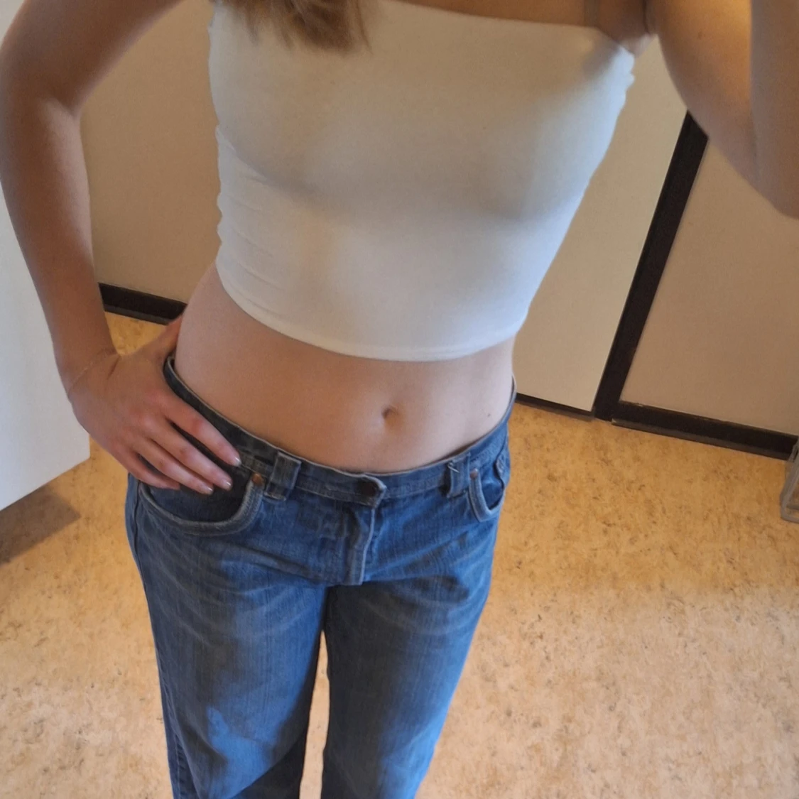 Vit tube topp från Meshki XS - 3