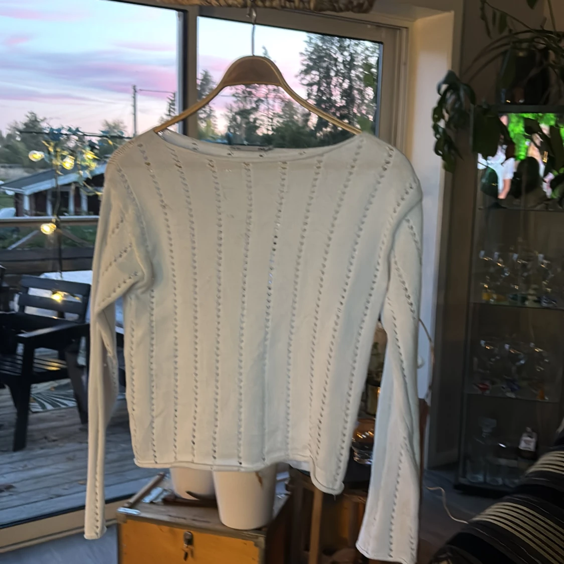 Vit stickad tröja från 157