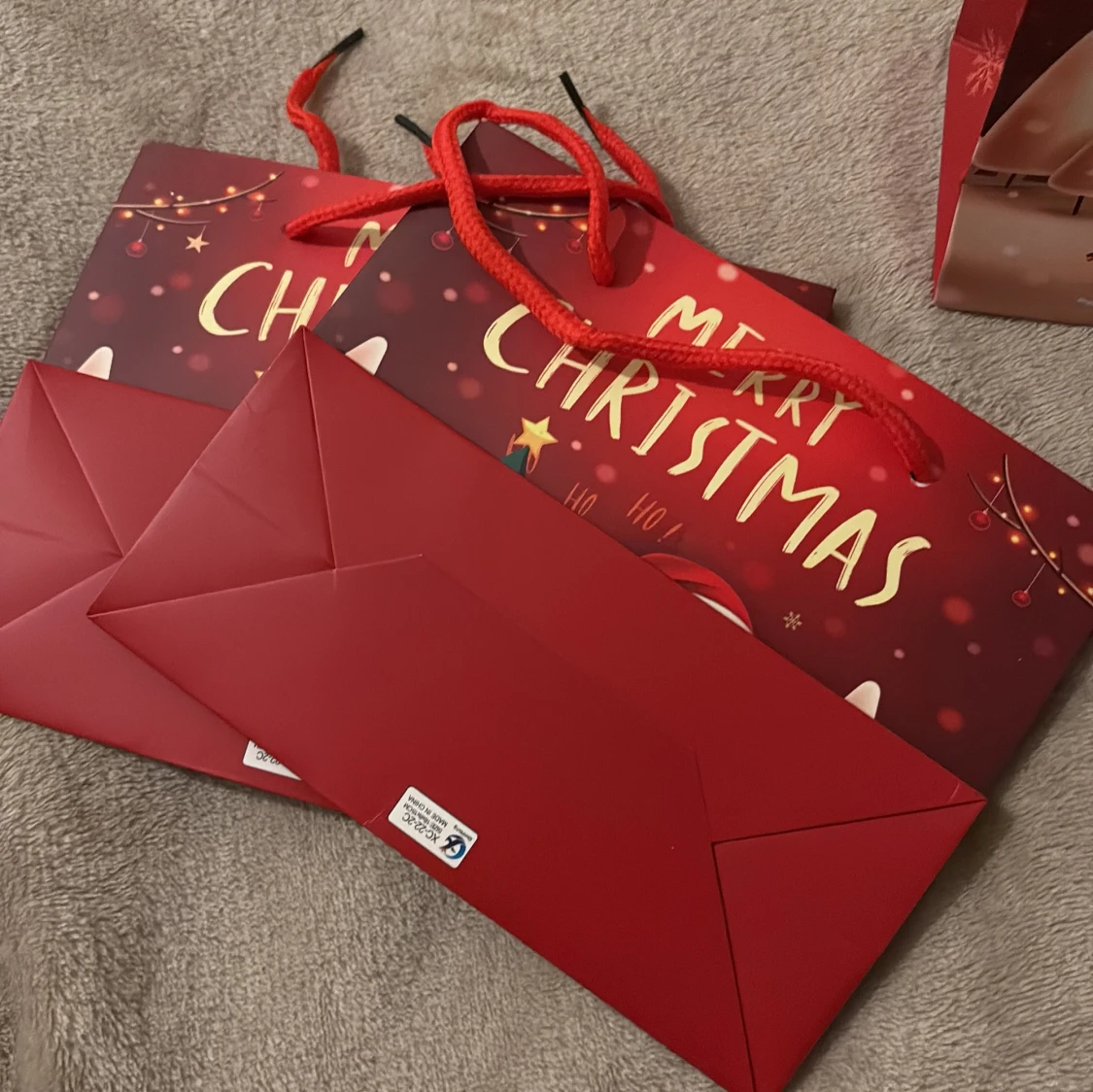 Julig shoppingväska med tomtemotiv - 2