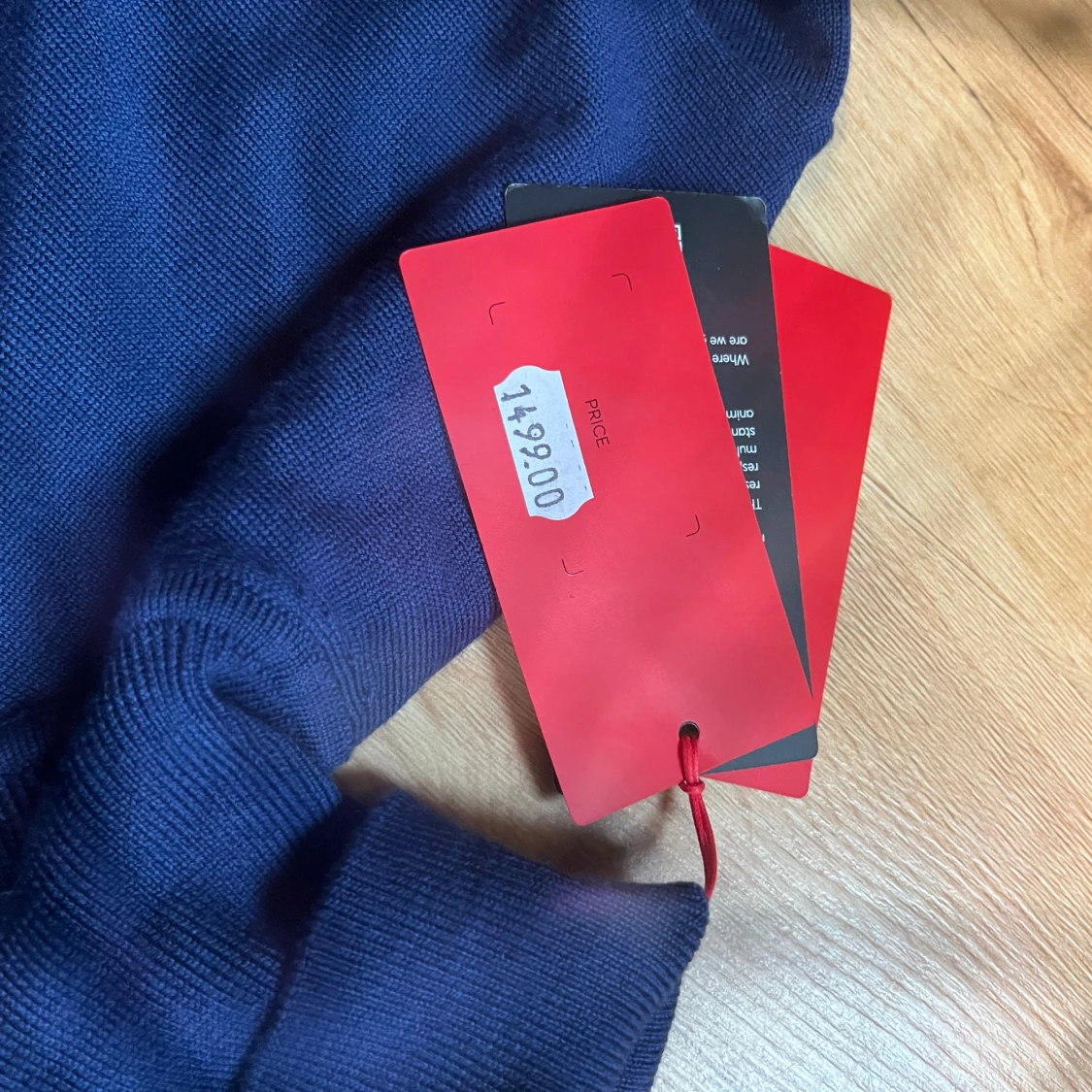 Mörkblå polotröja från Hugo Boss XL - 4