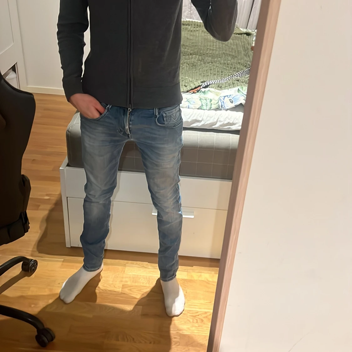 Replay Anbass ljusblå jeans