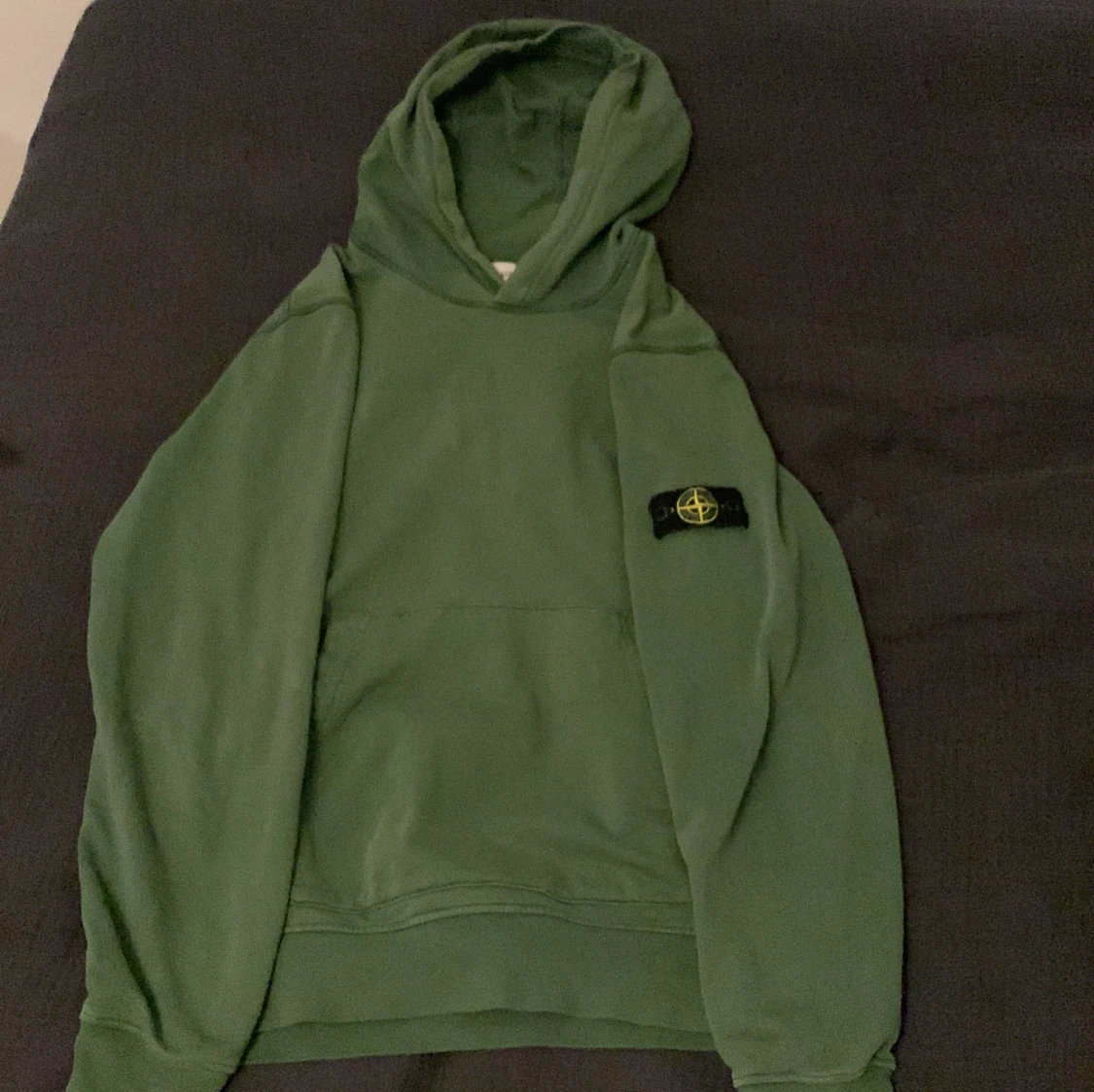 Grön hoodie från Stone Island Junior