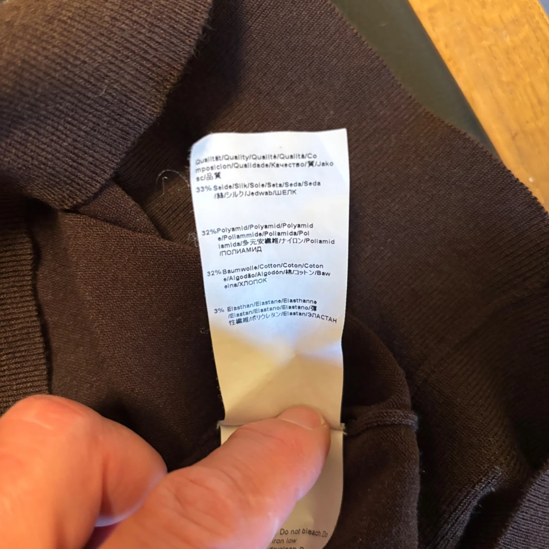 Brun polotröja från BOSS med knappar - 4