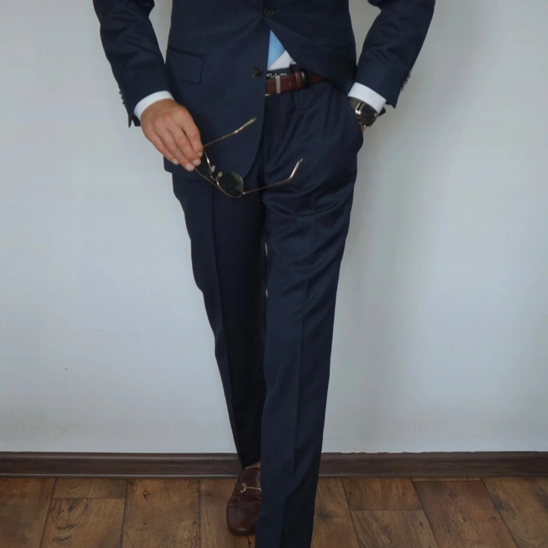 Ny mörkblå kostym Bytom/Intermoda – stl 176/100/88 (S) – klassisk passform