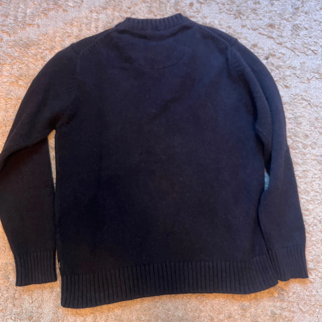 Mörkblå Gant stickad tröja med USA-flagga - 1