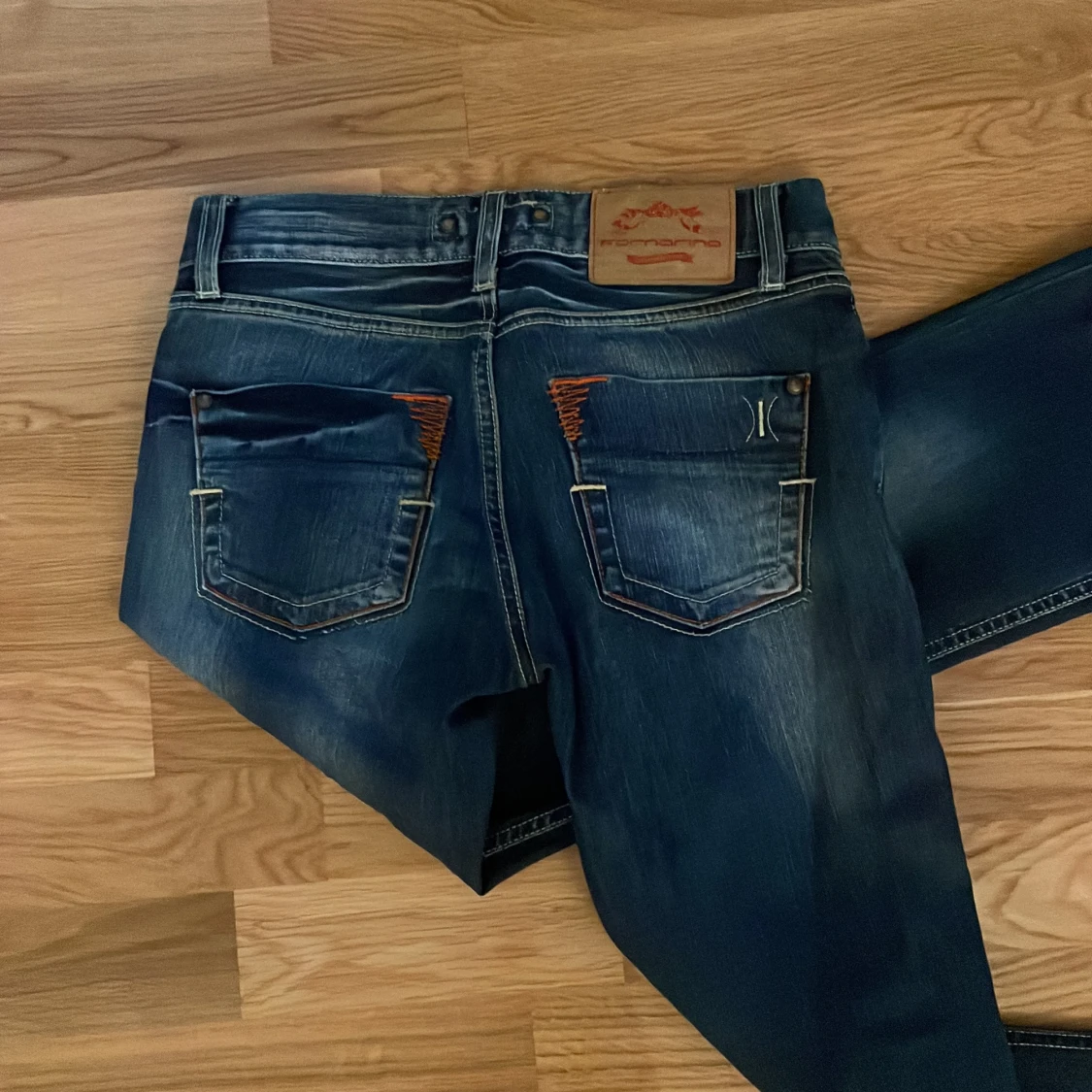 Blå bootcut jeans från Fornarina - 2