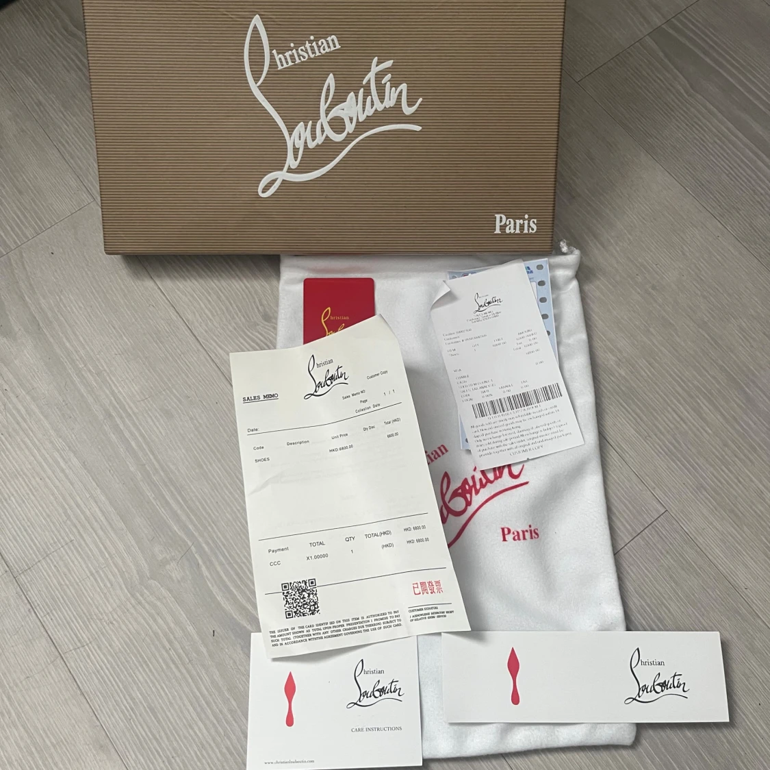 Christian Louboutin svarta sneakers mocka - 4