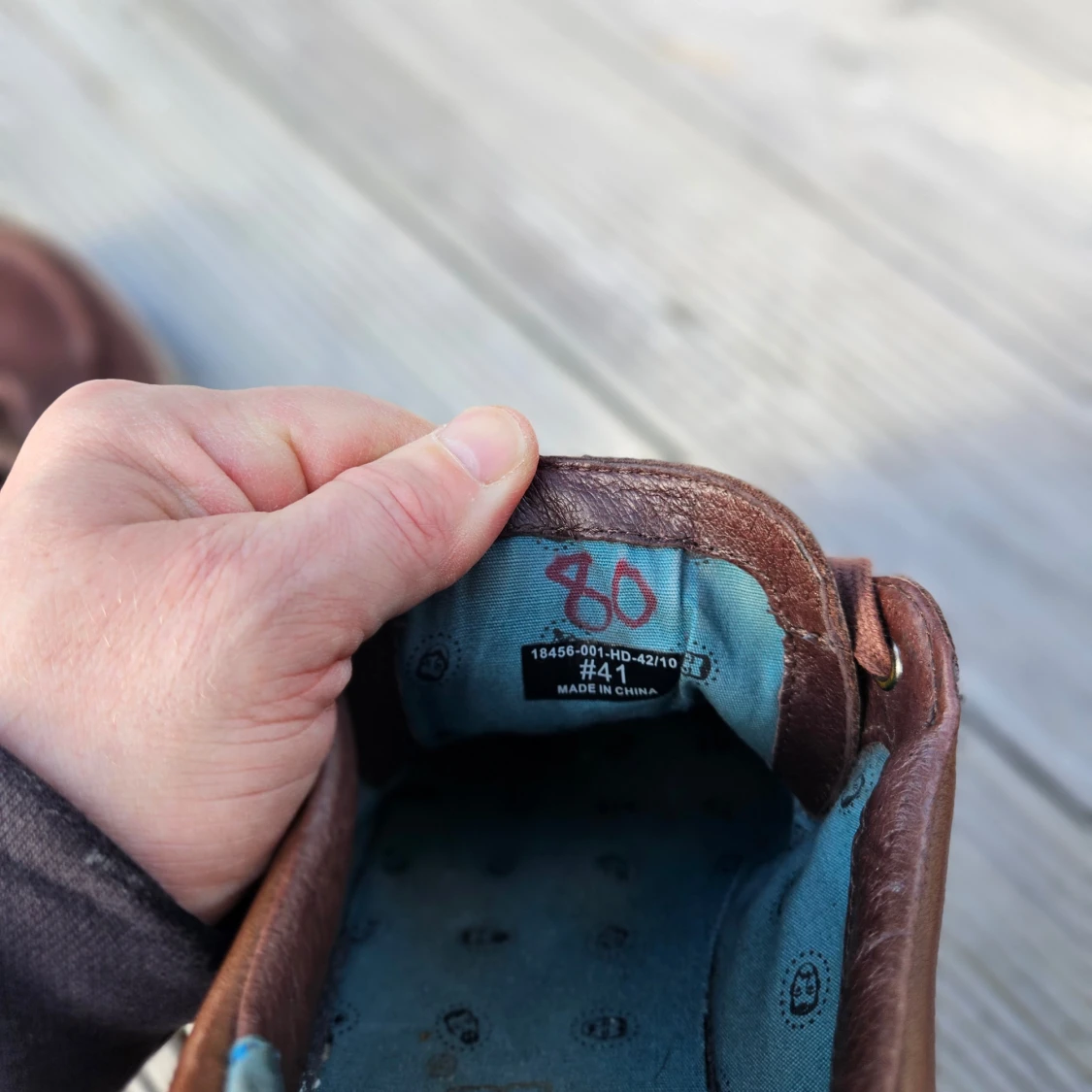 Bruna skinnloafers från Camper, strl 41 - 3