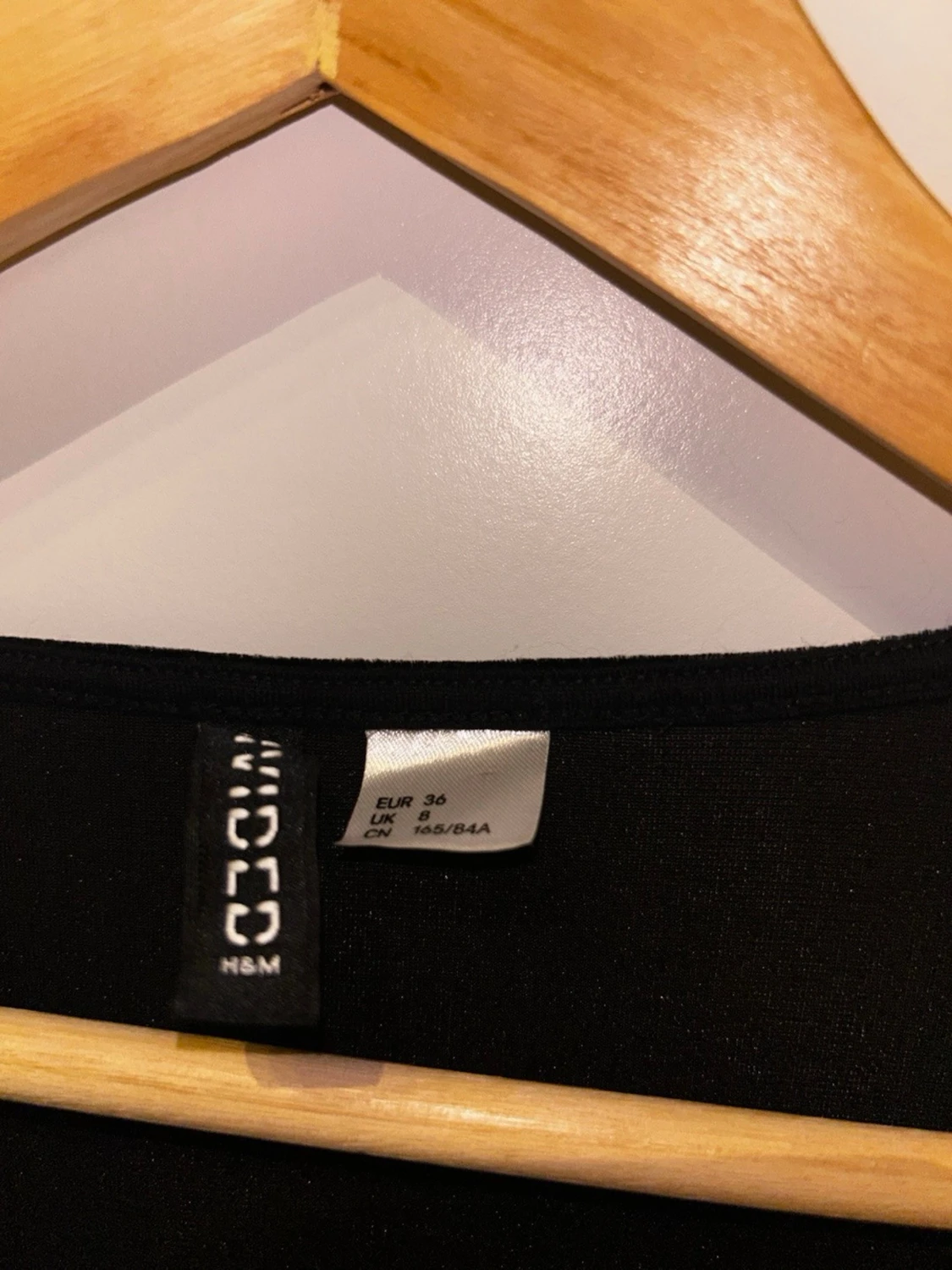 Svart sammetsklänning H&M omlott - 3