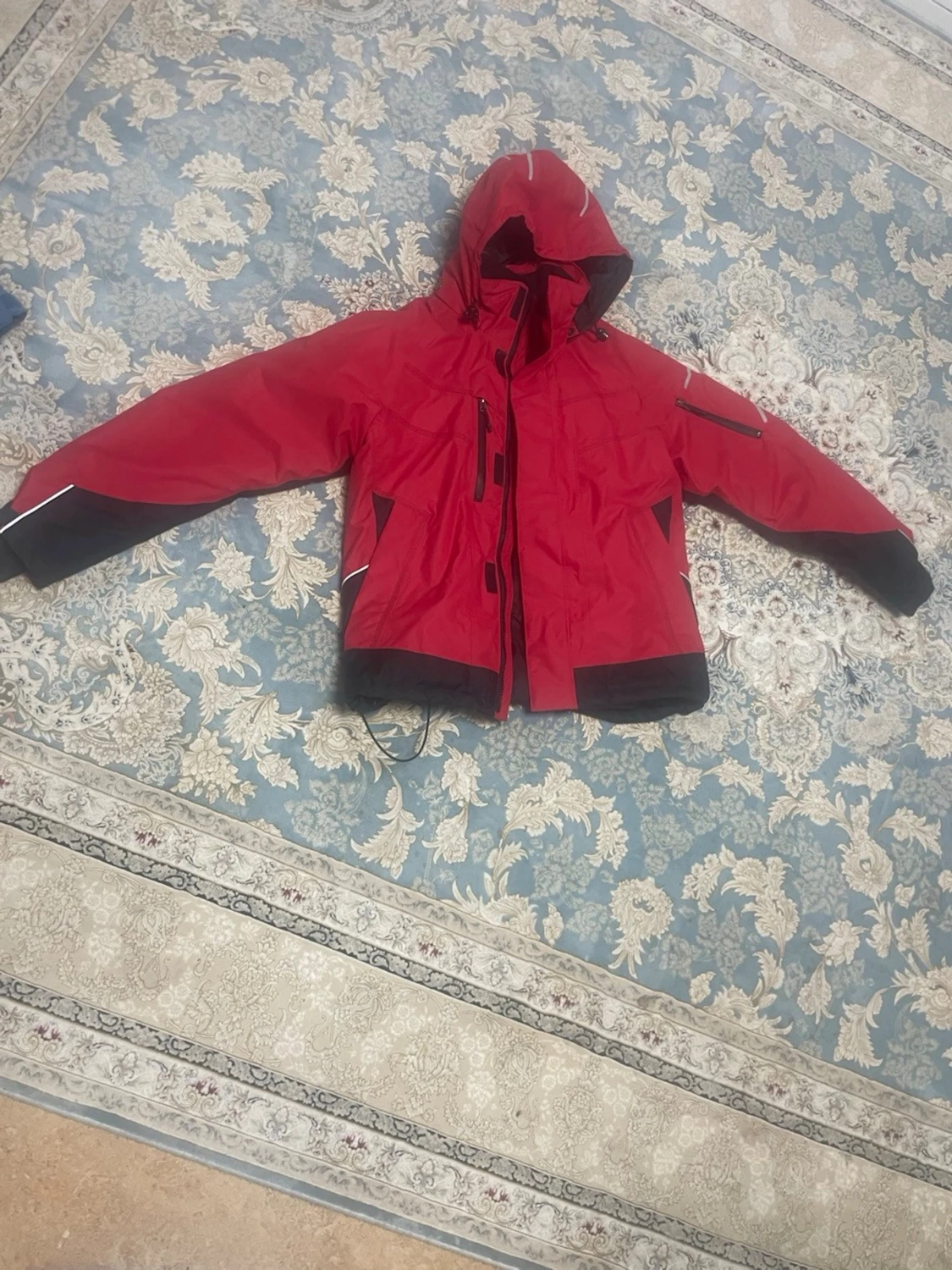 Röd vindjacka från Fristads, M