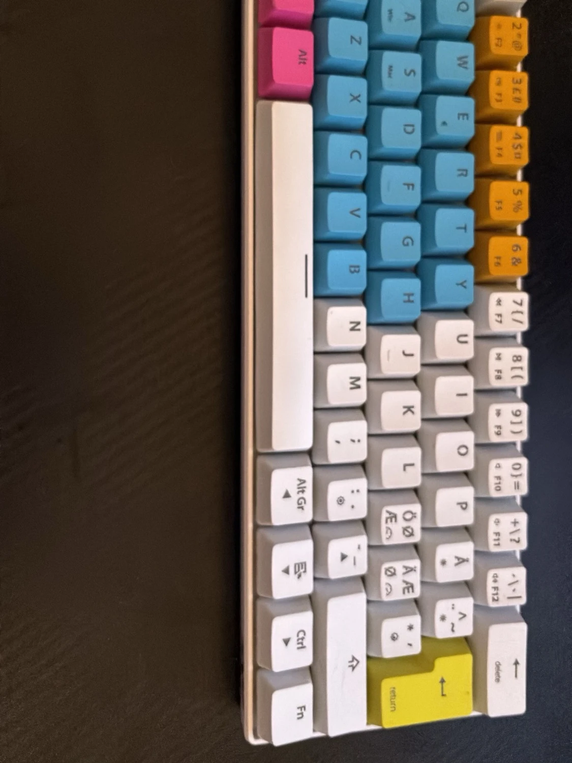 EXO Rainbow RGB Mekaniskt Tangentbord - 6