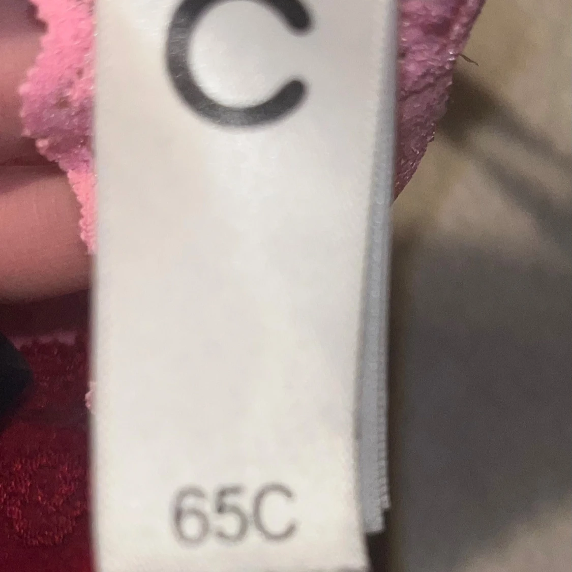 2 push-up bh:ar rosa & röd i storlek 65C - 2