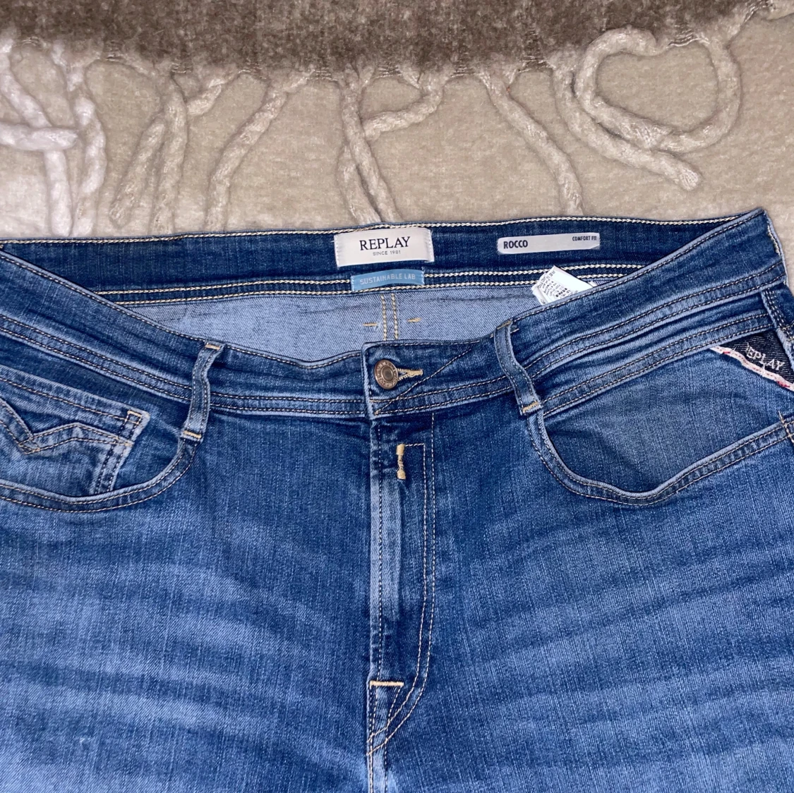 Blå Replay Rocco jeans - 3