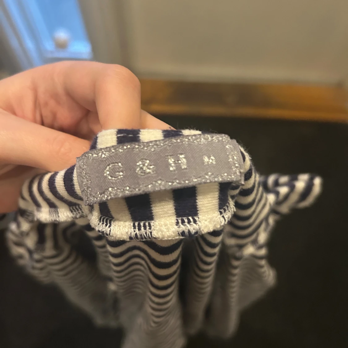 Randig croppad topp från C&H - 2