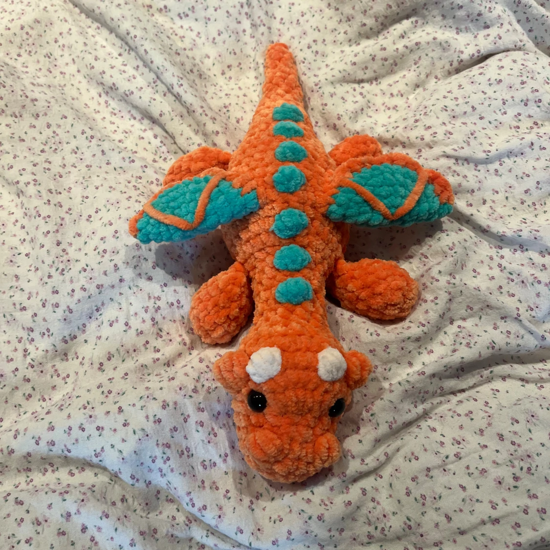 Virkad orange drake  - 1