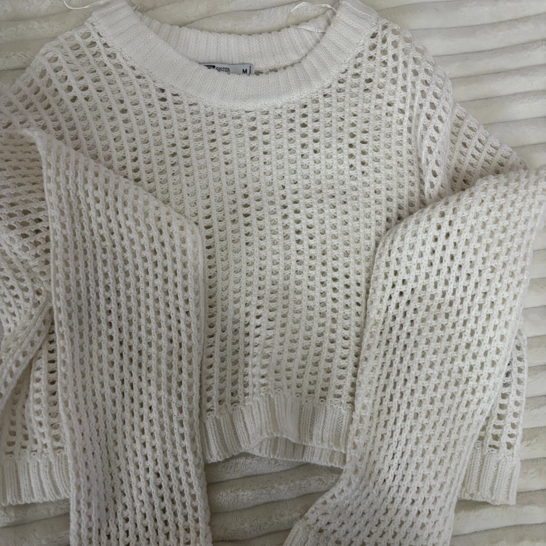 Stickad crop top - 1