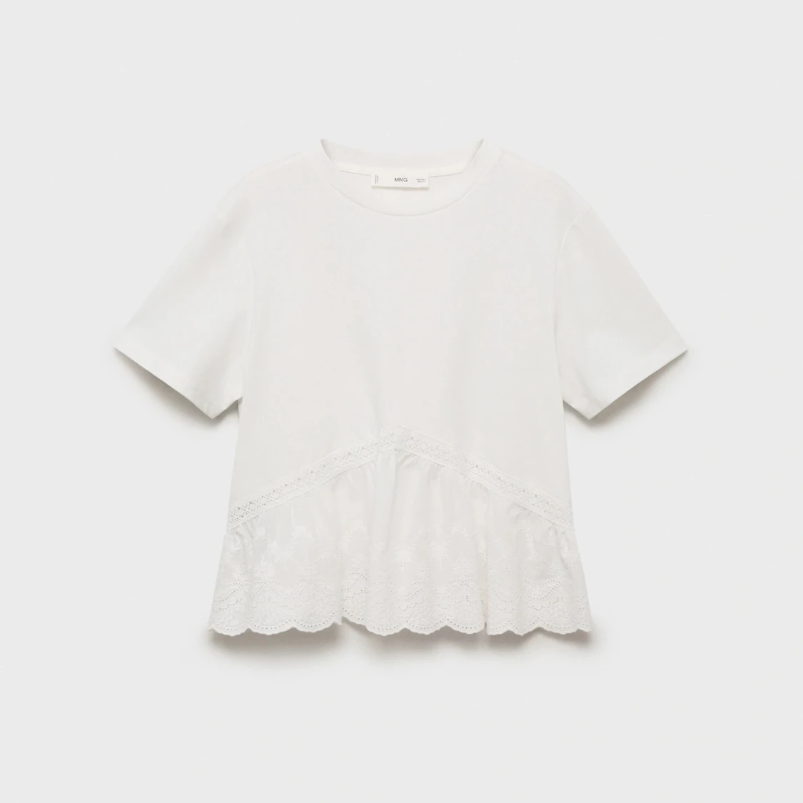 jättesöt vit topp - 2