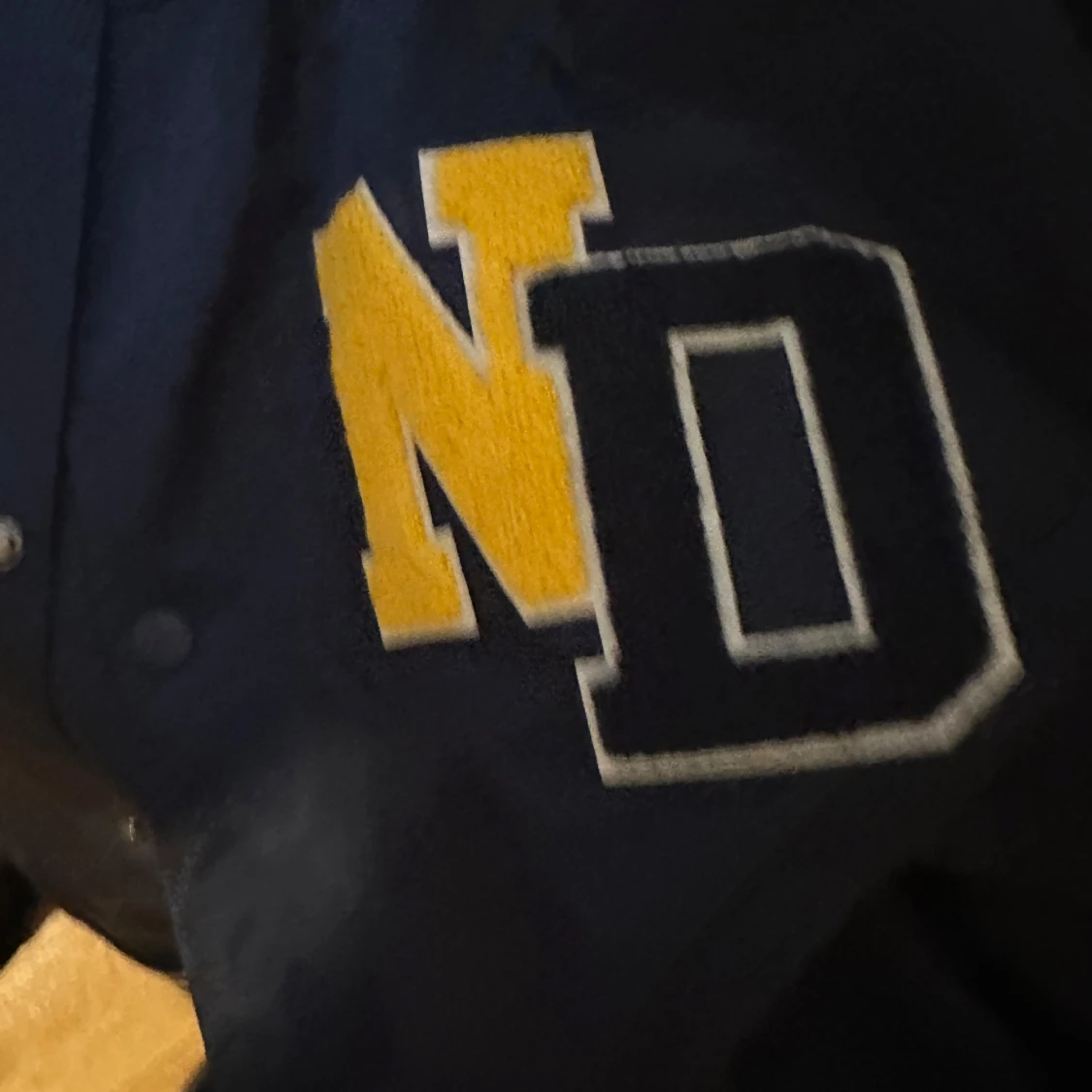 Blå bomberjacka från DNMD med patch - 1