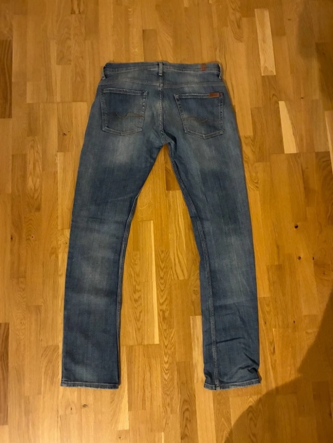 Blå raka jeans från Nudie Jeans - 1