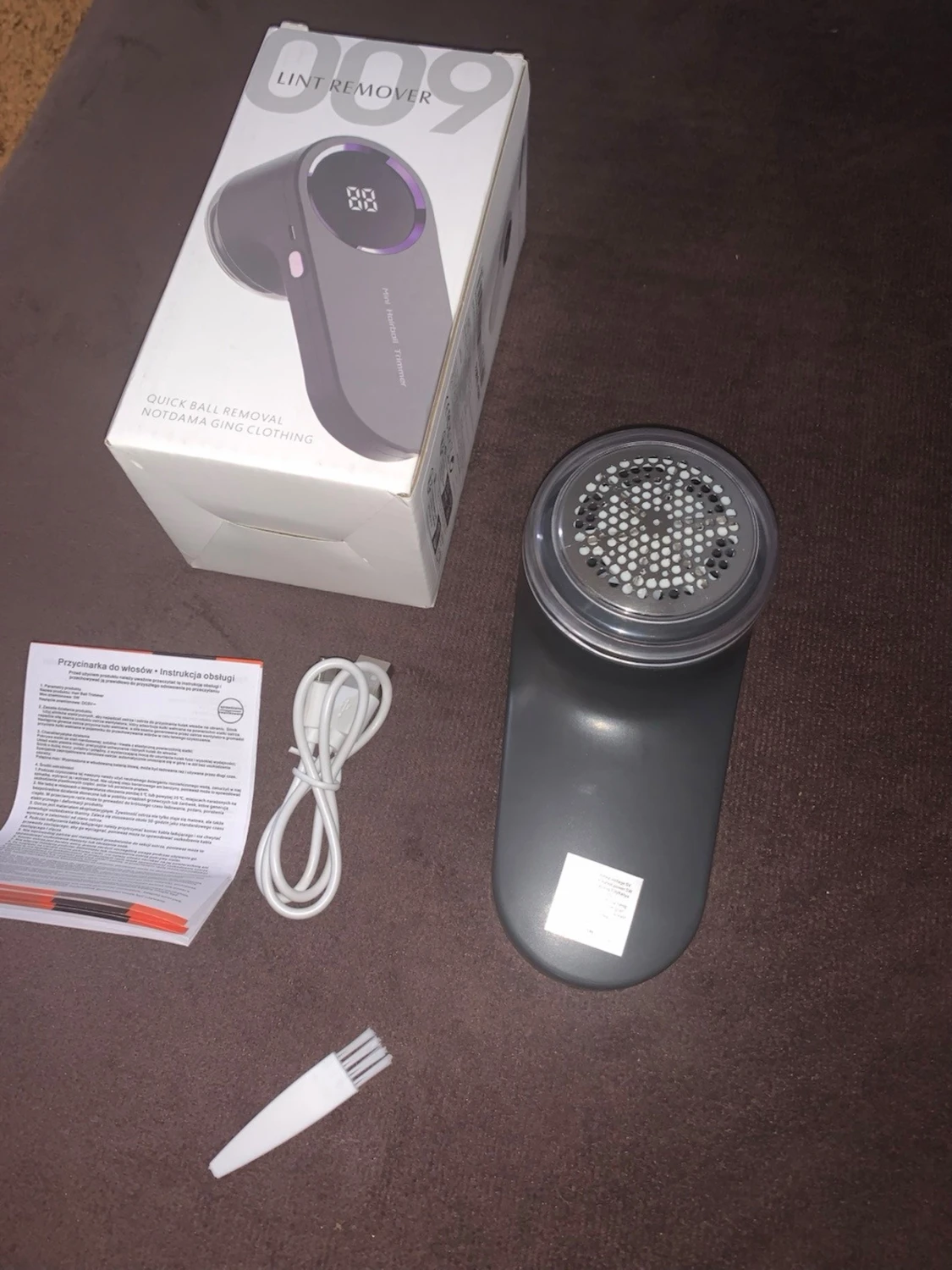 Elektrisk ludd- och nopprengörare - 1