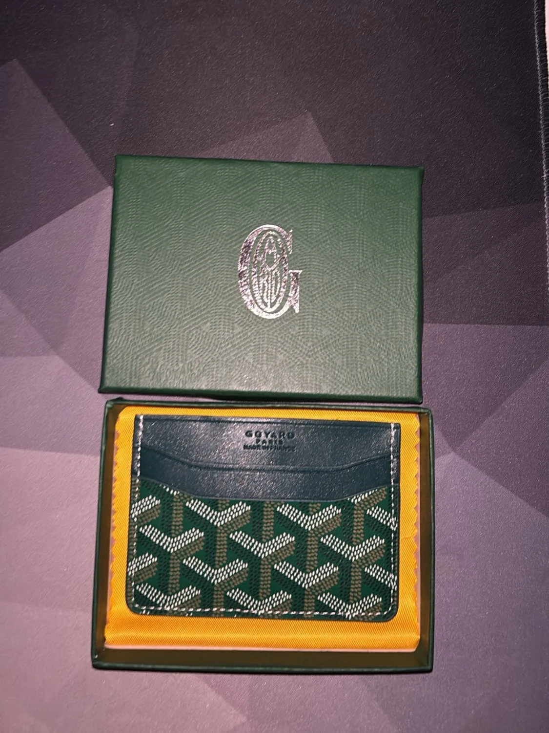 Grön Goy4rd plånbok - 1