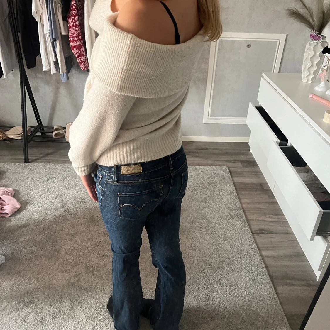 Levis 517 blå bootcut jeans