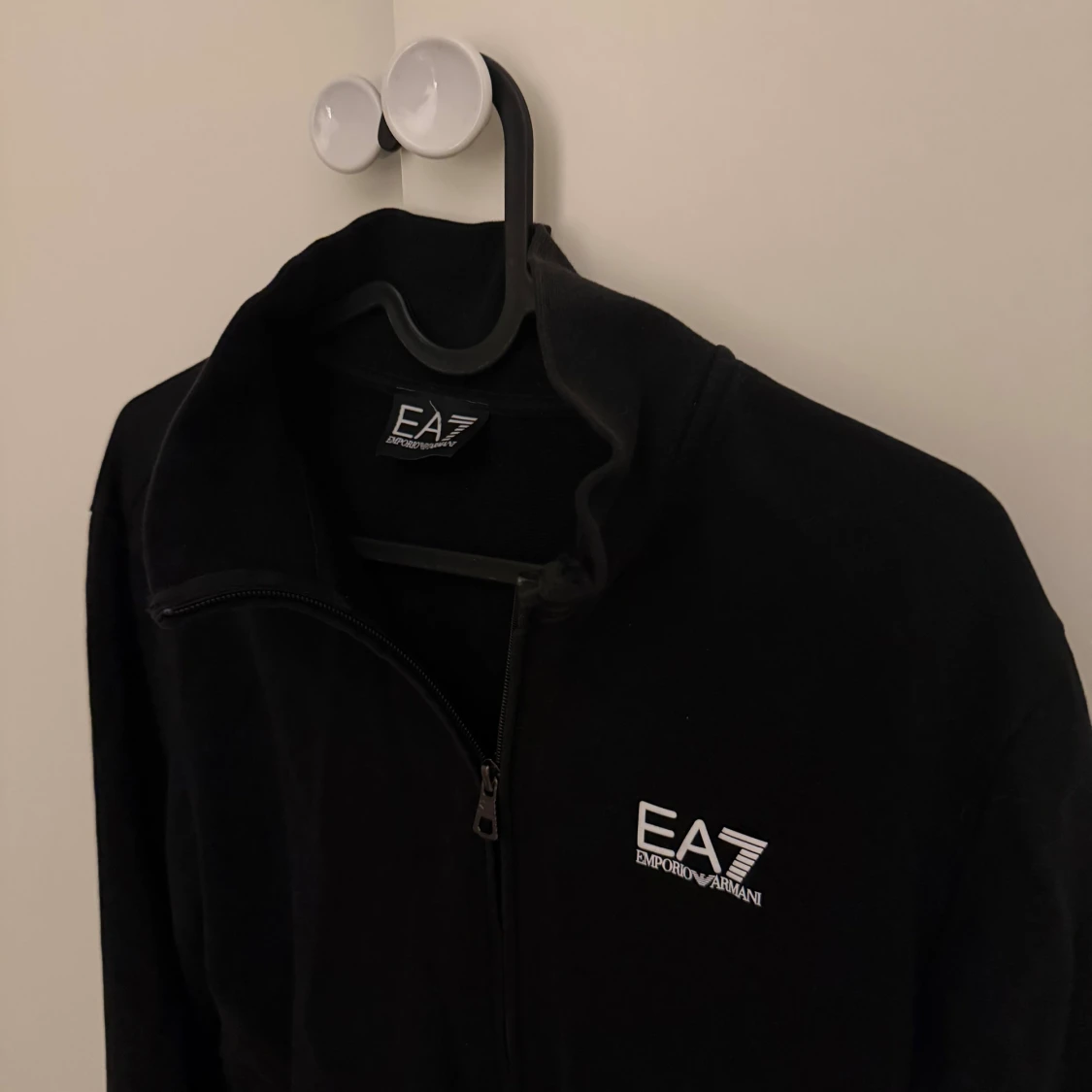 Svart zip-hoodie EA7 Emporio Armani - 1