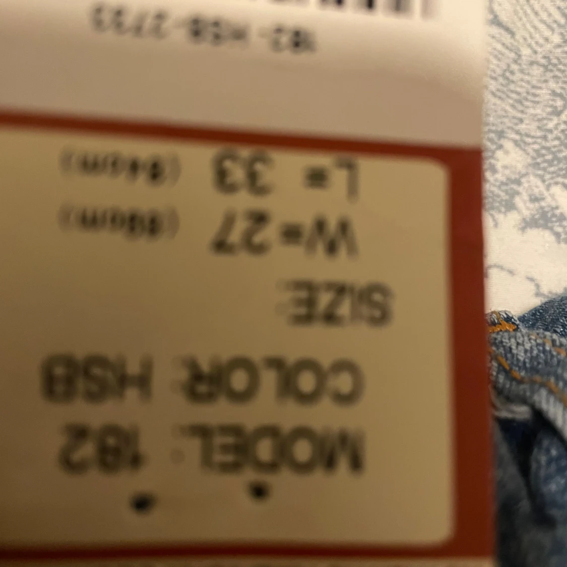 Dallas Jeans blå raka jeans W27 L33 - 3