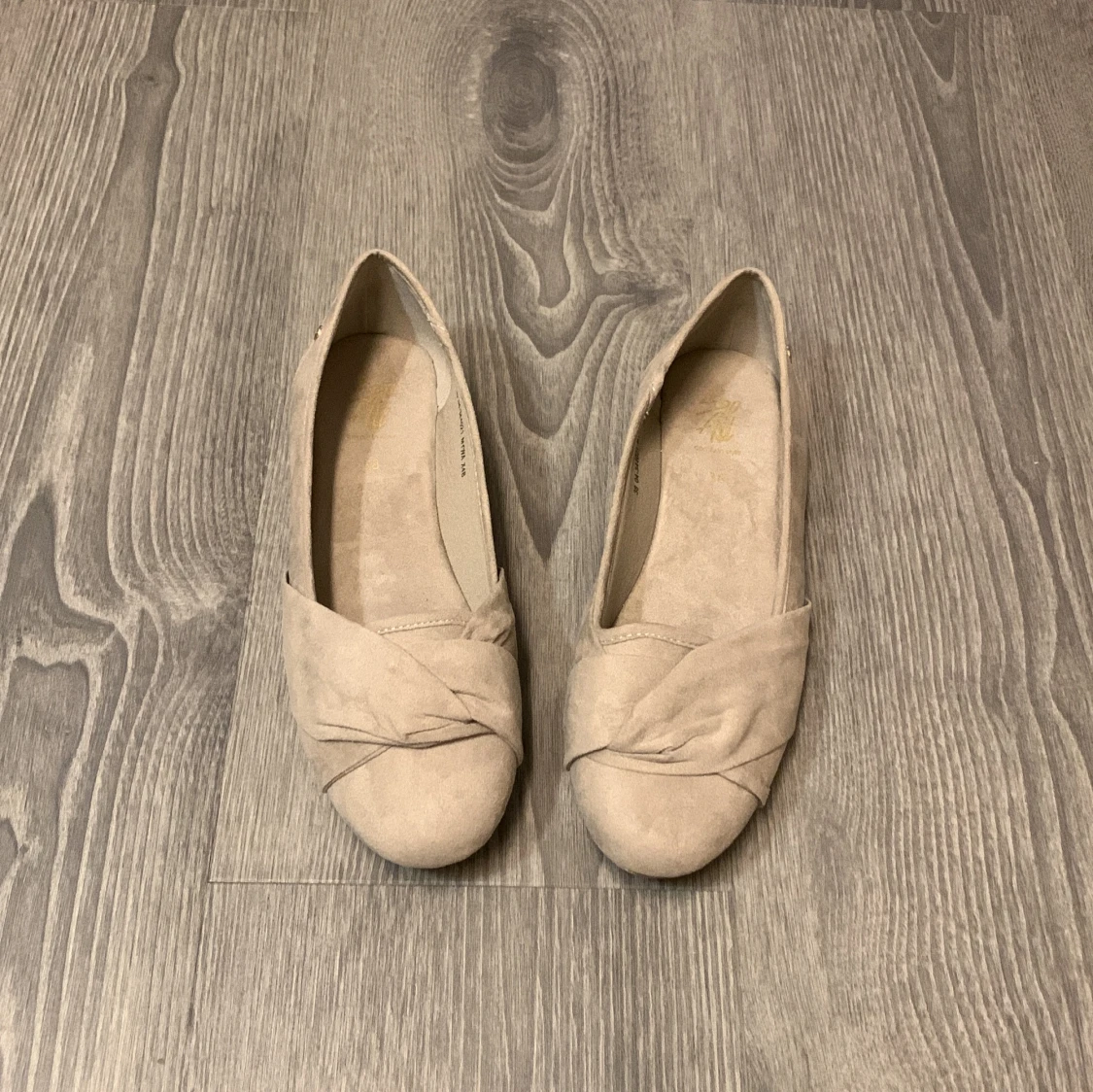 Ballerinaskor beige/grå