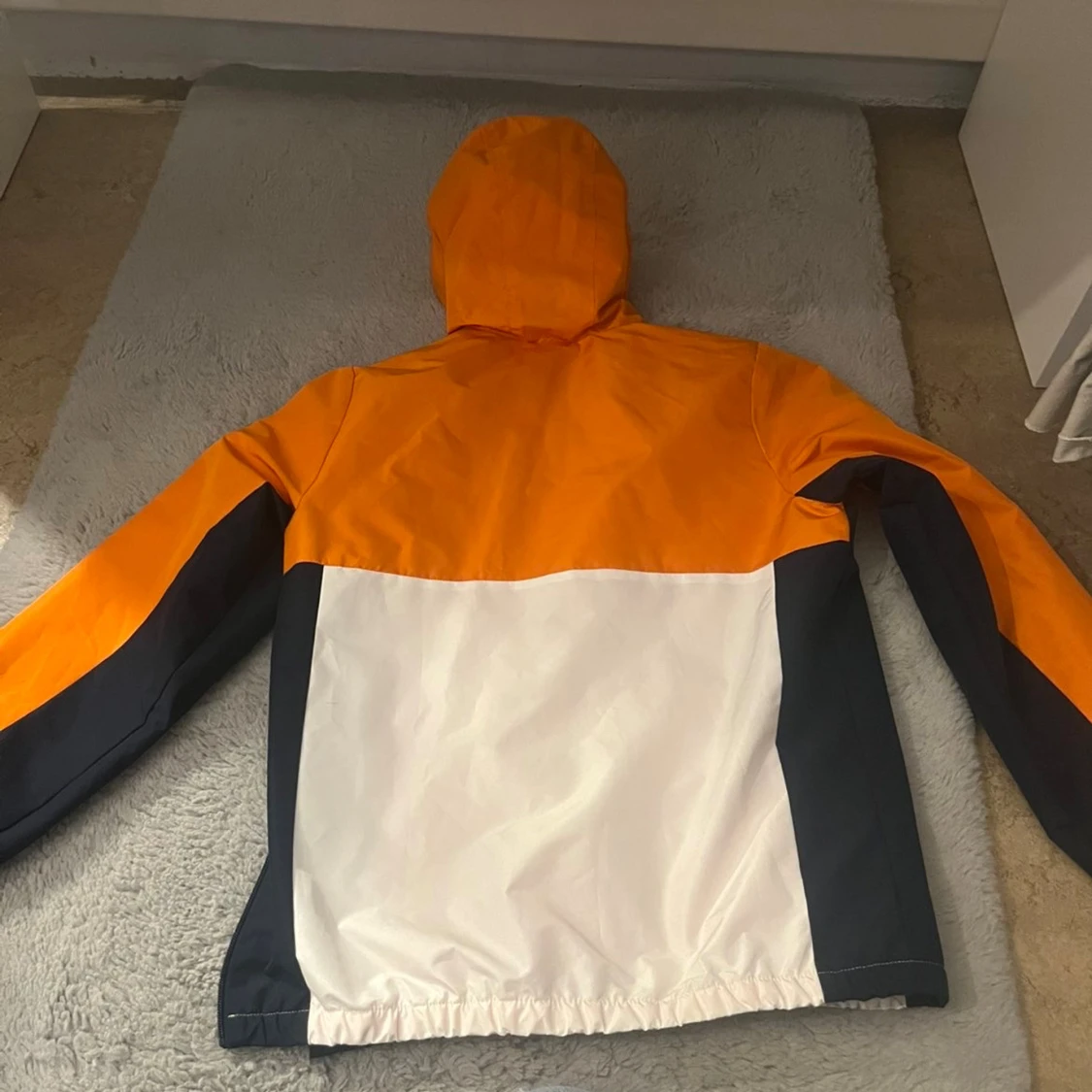 Ellesse orange och vit vindjacka - 1
