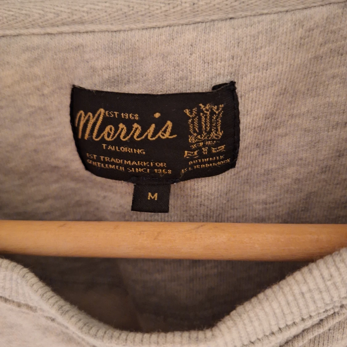 Grå sweatshirt från Morris i bomull - 2