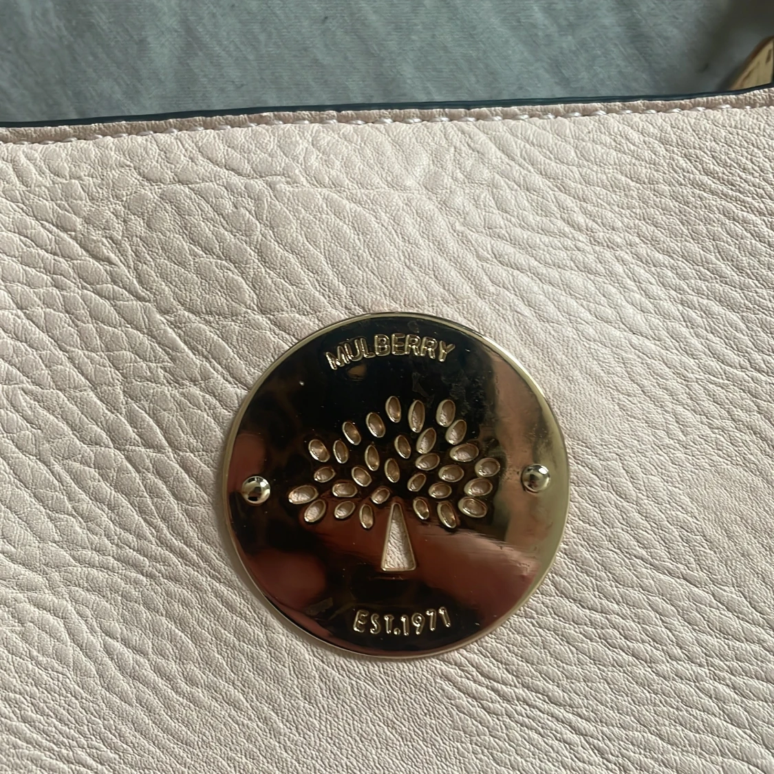 Beige handväska från Mulberry - 4