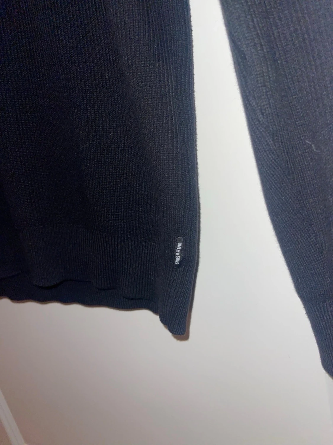 Svart stickad half zip-tröja Only & Sons - 2