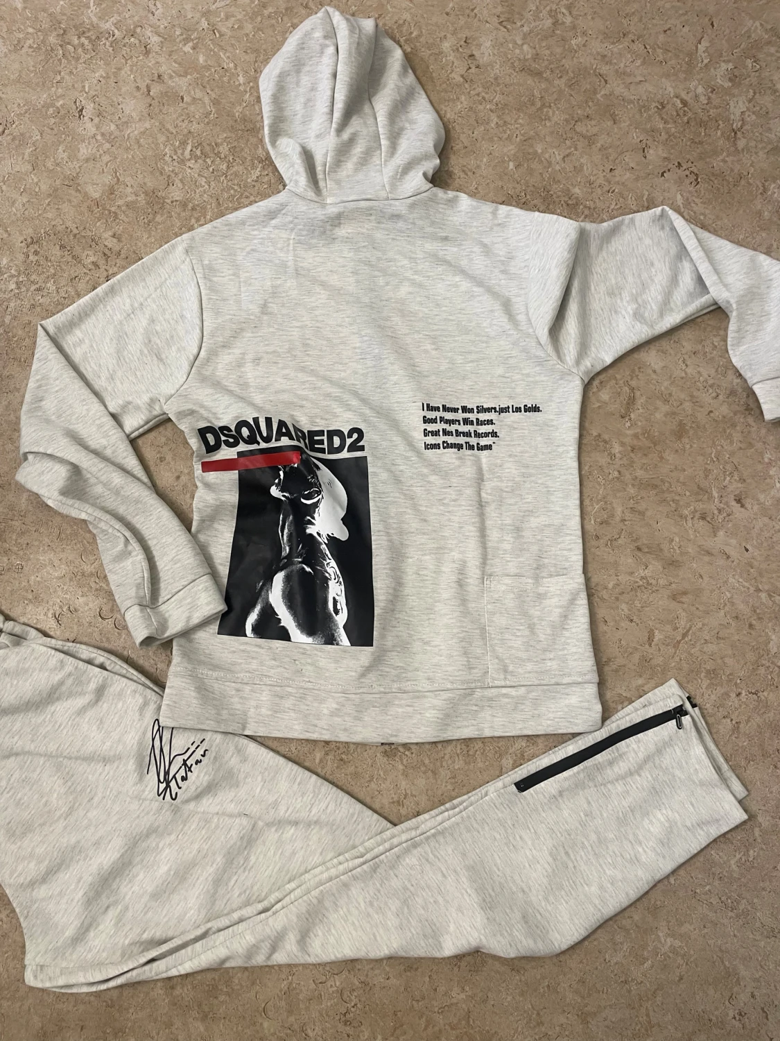 Grå mjukisbyxor Dsquared2 x Ibrahimovic - 1