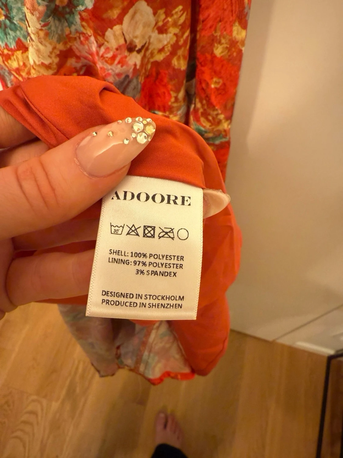 Blommig långklänning från Adoore - 4