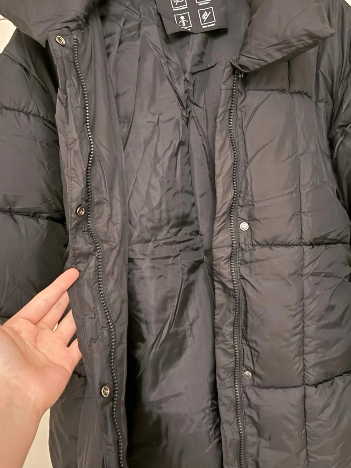 Svart pufferjacka - 3