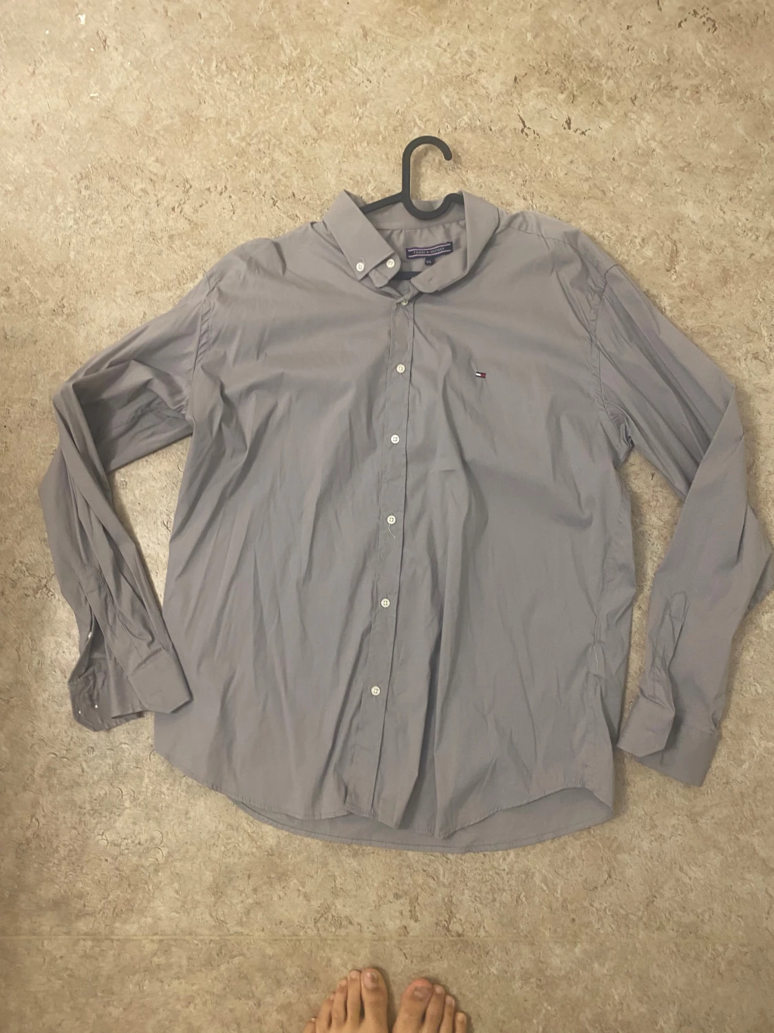 Grå skjorta från Tommy Hilfiger XXL