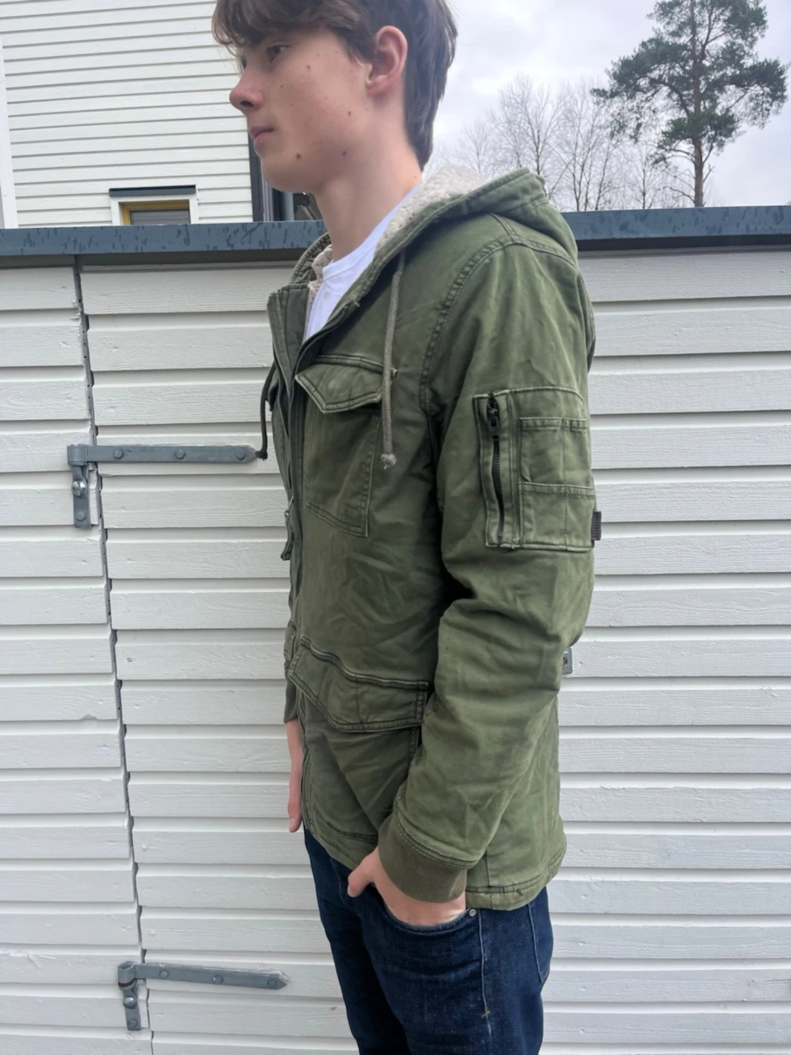 Hollister jacka med foder - 1