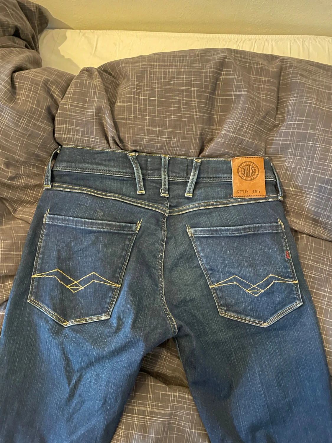 Replay Anbass blå jeans (hyperflex)  - 5