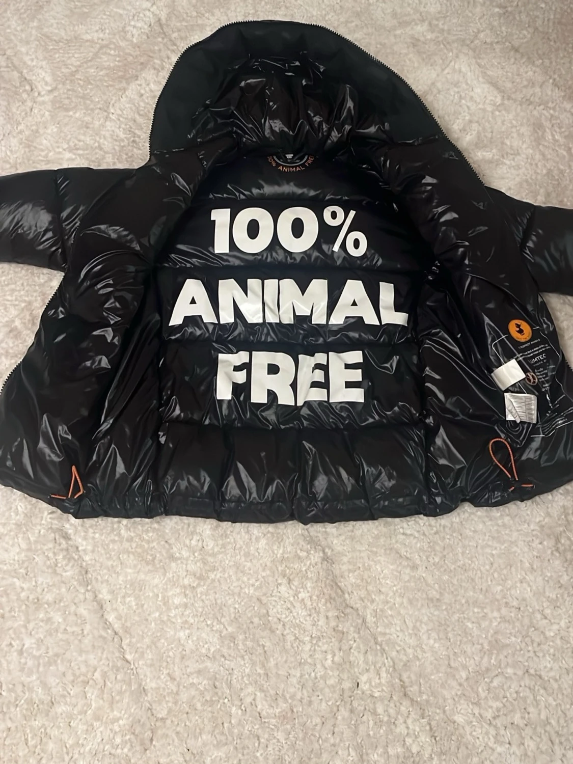 Svart Save the duck jacka - 1