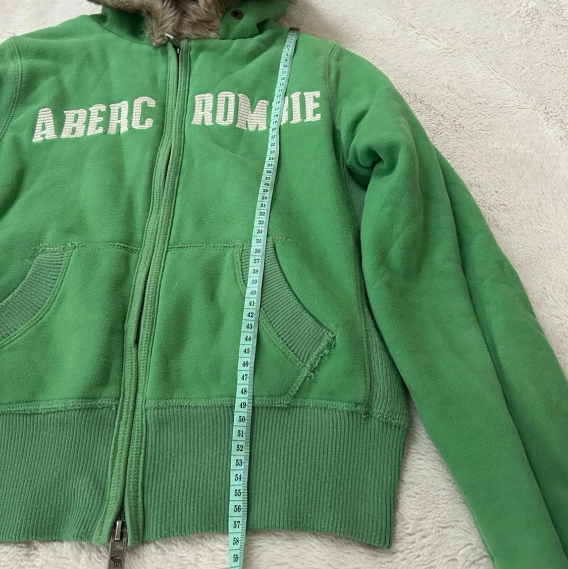 Abercrombie & fitch zip med foder och päls  - 3