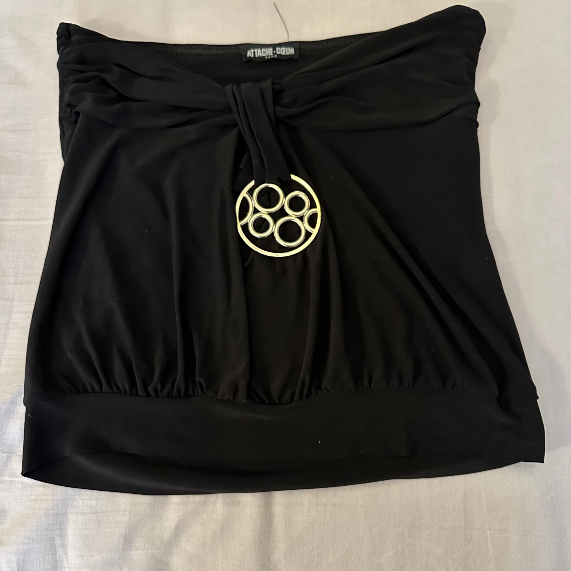 Svart bandeau tubtopp  - 1