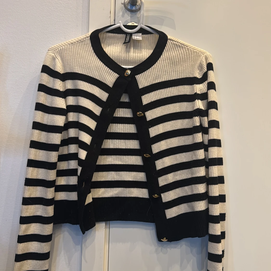 Randig kofta från H&M med knappar - 1