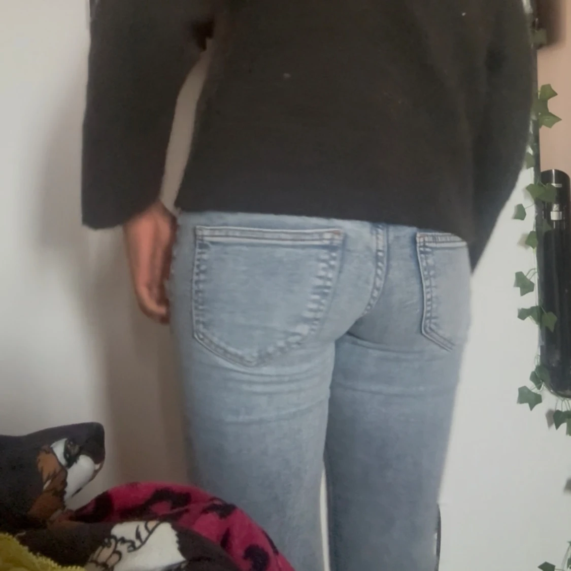 Bootcut ljusblå jeans i stretch - 3