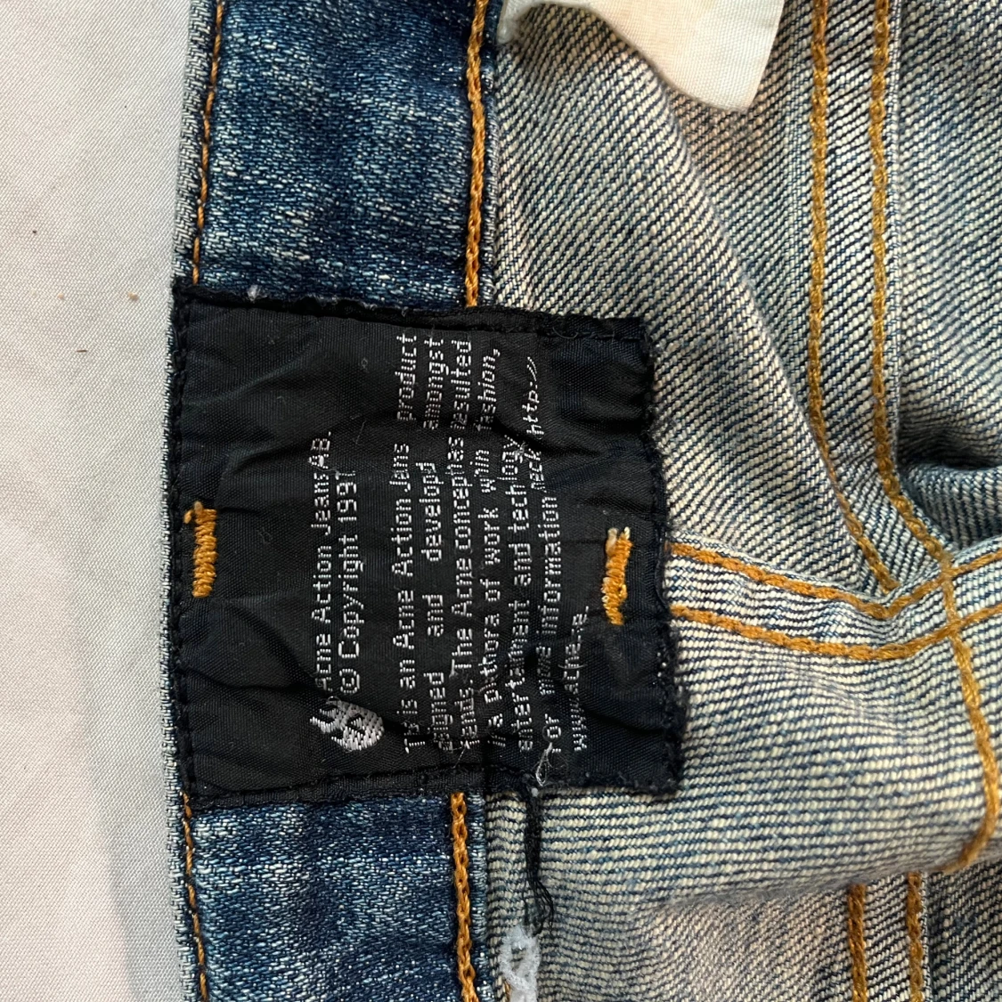 Blå Acne Jeans bootcut - 2