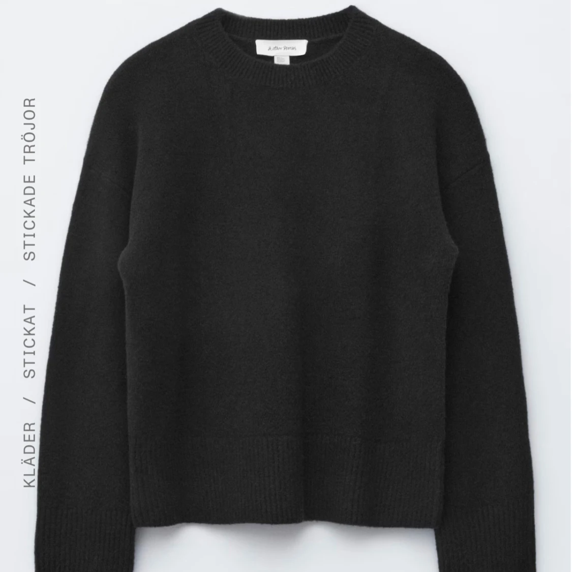 Svart stickad tröja & Other Stories