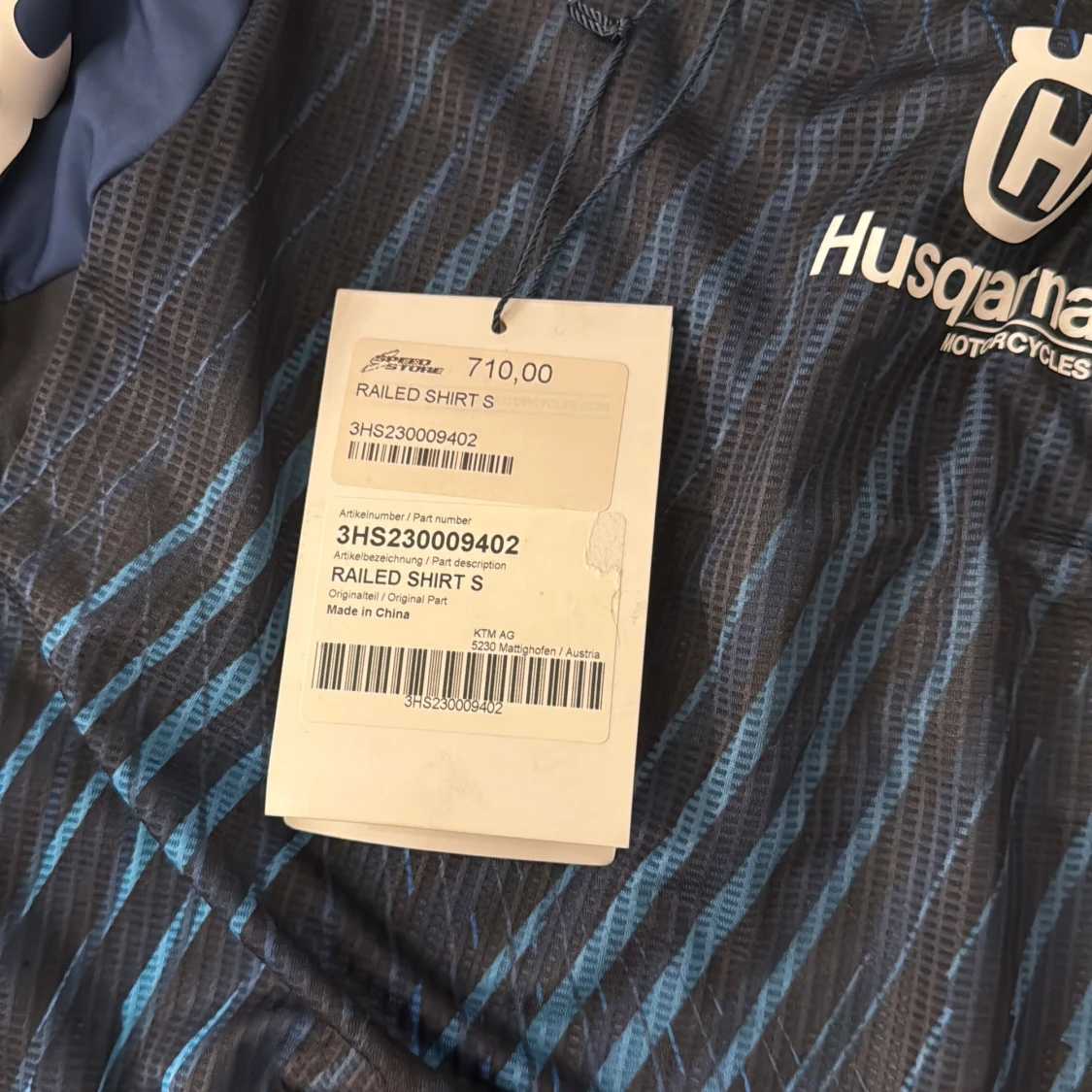 Blå långärmad tröja från Husqvarna - 2